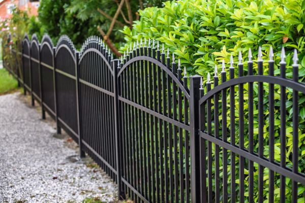 Iron Fence Pressure Washing in Ventura